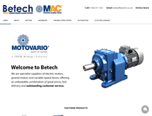 Tablet Screenshot of betech.co.uk